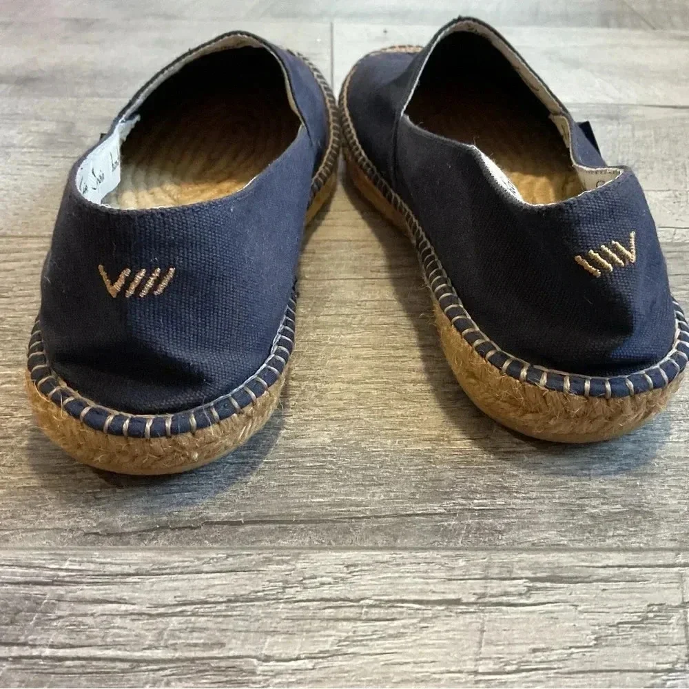 Viscata Barcelona Barceloneta Canvas‎ Espadrille Flat Size 42